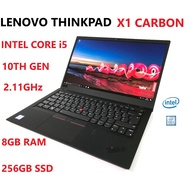 LENOVO THINKPAD X1 Carbon/INTEL CORE i5/10th GEN PROCESSOR/8GB RAM/256GB SSD/WIN 11/FAST SHIPING