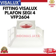 Visalux E27 4A Ceiling Fitting - Square/ Square/ (VFP2604)