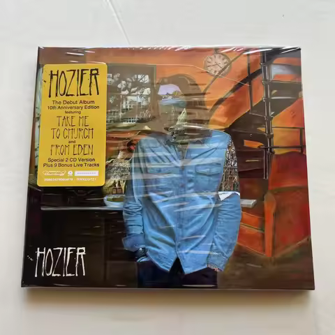 Blues Hozier Music CD 10th Anniversary Deluxe Album Take Me to Church 2pcs Music Record Cosplay Walk