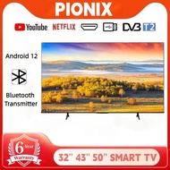 Android Smart TV 4K 32 43 50 inch | With Google Play & Netflix | Stunning Visuals for Gaming & Movie