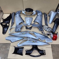 ชุดสี wave125i รุ่นไฟเลี้ยวบังลม สีทูโทน เทาบรอน / เทาเข้ม ปี2006 เฟรมรถ เวฟ125i ยกชุด24ชิ้น รวมชิ้น