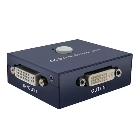 HDMI Switch 4K@30Hz 2X1 DVI Bi-Directional HDMI Switcher UHD 4Kx2K Splitter for HDTV/PS4/ One/Apple 