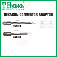 TH KING BRAND HEXAGON CONVERTOR ADAPTOR BP17C BP18C