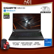 GIGABYTE AORUS 5 SE4-73SG513SH Gaming Laptop (i7-12700H/16GB RAM /512GB-5K /RTX3070-8GB/ WIN 11HOME/15.6" 360Hz)