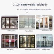 Fingerprint Lock KFC Sliding Door Narrow Side Sliding Door APP Waterproof Outdoor Password Smart Ele