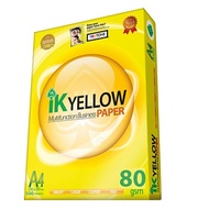 IK YELLOW A4 PAPER 80GSM