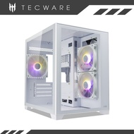 Tecware VXM V2 PRO ARGB WHITE MICRO ATX PC CASE CASING GAMING CHASSIS