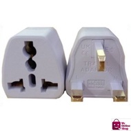 3-Pin Universal Adapter Plug Head UK 3 Pin Plug Socket US/EU/AU to UK Plug Adaptor