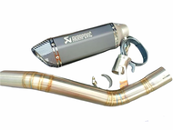 ท่อไอเสียมอไซ ท่อนินจาZX25R ชุดท่อสลิปออน KAWASAKI Ninja ZX-25R(นินจา แซดเอ็กซ์ 25อาร์) + ปลายท่อ AK