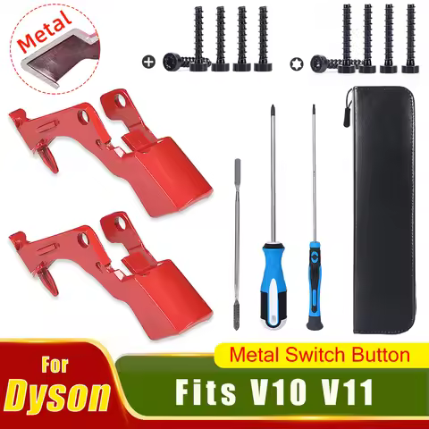 Upgraded Metal Trigger Button for Dyson V10 V11 SV12 SV14, Heavy Duty Switch Replacement Part with T