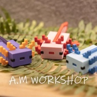 Minecraft Minecraft Minecraft Movie Salamander 3d Printing Desktop Decoration Building Blocks