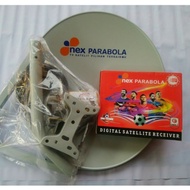 Paket Lengkap Parabola Mini 45Cm Nex Parabola + Resiver Nex Parabola