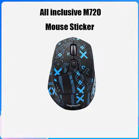 for Logitech M720 Mouse Grip Tape Skate Handmade All inclusive Sticker Professional Non Slip Lizard 
