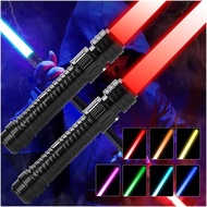 Light Up Swords Saber for Kids,2 pack 7 colors Expandable Light Swords Toys with FX Sound(Motion Sen