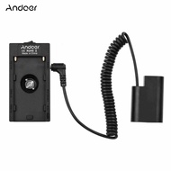 Andoer NP-F970 F750 Battery Plate Holder Adapter with Dual USB Interface + DMW-DCC12 Dummy Battery C