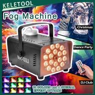 Disco color smoke machine LED remote control smoke sprayer Christmas wedding party stage lighting ef