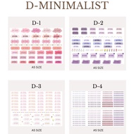 Label Sticker UV DFT Kalis Air Carton D-Minimalist