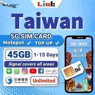 SIM Card Taiwan daily 1/2/3GB 1~15days High Speed Data Unlimited Taiwan Chunghwa Travel Sim Card 台湾上