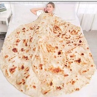 Burrito Blanket Pizza Pancake Omelette Nap Blanket Funny Gift Flannel Blanket Cr卷饼毯子披萨煎饼煎蛋午睡盖毯搞怪礼物 法