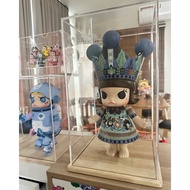 พร้อมส่ง - กล่องอะคริลิค ฐานไม้ กล่อง Mega Royal Molly 400% กล่องครอบโมเดล