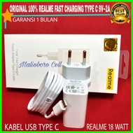 Realme USB Charger TYPE C 18W FAST CHARGING 100% ORIGINAL Charger