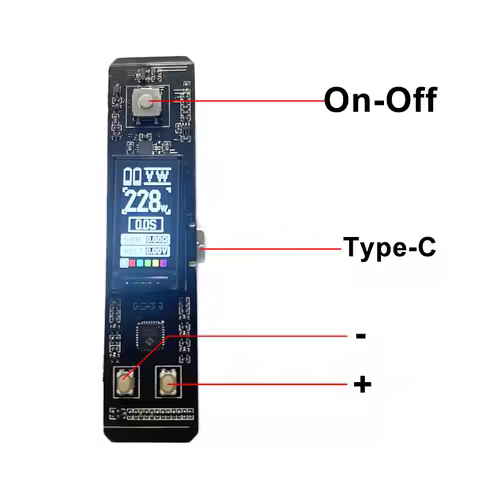 228W control board for type c Charger 7.4v/2pcs 3.7v Lithium Battery Controller Switch heating Board