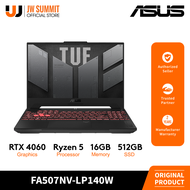 Asus TUF A15 FA507NV-LP140W 15.6" FHD Ryzen 5 16GB DDR5 512GB SSD RTX 4060 Windows 11 Gaming Laptop