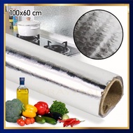 Waterproof Oil-Resistant Aluminum Foil Wallpaper 100x60 cm -YK-292