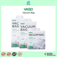 Vago Vacuum Bag [ Smart Travel ] Large Size [ 70cm x 100cm ] Medium Size [ 40cm x 50cm ] [ Aihome ]