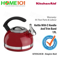 KitchenAid Kettle With C Handle And Trim Band 1.9L KTEN20CBER - Empire Red