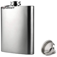 Hip Flask with Funnel, 4 Oz Stainless Steel Whiskey Flask 100% Leak Proof, Portable Pocket Hip Flask for Liquor for Men