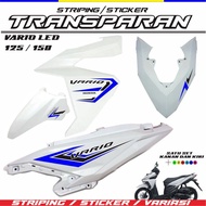 TRANSPARENT VARIO 125 LED STRIPING VARIO LED 125 STICKER VARIO 150 LED TRANSPARENT STRIPING/ SIMPLE 