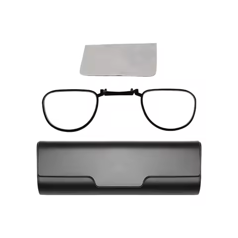 Prescription Insert Frame for Xbx A01 Glasses, Open Insert Holder with Clip-In Bridge Form, Carry Ca
