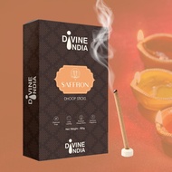 Divine India Premium Kesar Dhoop Sticks | Uthupatti Incense Sticks | Box Pack - 100 | 250g