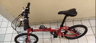 Oyama 紅色摺疊單車