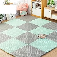 Stylish Joint Mat Rug 60 x 60 x 2 x 9 Mat Tile Carpet Puzzle Mat (Color 7 60 x 60 x 2.5 x 4)