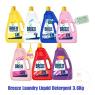 Breeze Laundry Liquid Detergent 3.6kg#cloth#laundry#liquid#sabun