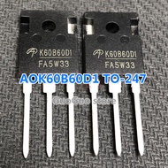 2pcs K60B60D1 TO-247 AOK60B60D1 TO247 120A/600V inverter welding machine IGBT transistor