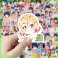 GC4 100PCS/Set Rent-A-Girlfriend Stickers Graffiti Luggage Notebook Guitar Waterproof Decoration CG4