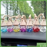 MELENE Hanging Car Perfume Bottle, Hanging Ornament 8ml Car Diffuser Bottle, Automotive Mini Refilla