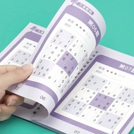 1 quyển'sách giải đố Sudoku - Ô vuông 4x4, 6x6 và 9x9 đầy thử thách để kích thích trí óc, rèn luyện