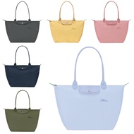 [ Original longchamp bags ]   Longchamp 1899 2605 1621 919 Le Pliage Green  foldable women's canvas tote bags for ladies women waterproof Lightweight bag Easy to clean 环保袋