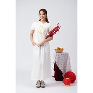 DP Women | Prosperity Gold Bloom Beige Top - KC0714