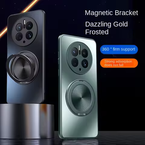 For Huawei Mate 60 50 40 30 Pro Case Hard Matte With Ring Magnetic Protective Back Cover Case For Ma
