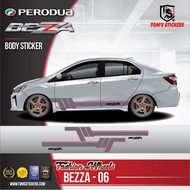 PERODUA BEZZA CAR BODY STICKERS SET BEZZA - 06