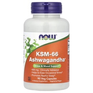 KSM-66 Ashwagandha Extract NOW Foods KSM-66 600 mg 90 Veg Capsules