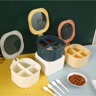 IP99 - 4-Section Spice Box Kitchen Spice Box 4-In-1 Spice Box/ 4-Section Kitchen Spice Box Storage B