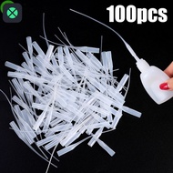 1F 100Pcs Transparent Dropper Suitable For 401 And 502 Glue DIY Craft Dispensing Hose Precision Appl