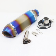 wholesale 51mm silencer Motorcycle Yoshimura Exhaust R77 Escape Pipe Modify DB Killer Blue Color Muf
