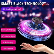 UFO Flying Ball Spinner Toy LED Light Up Hover Orb Boomerang Flying Spinner Drone Fingertip Flying T